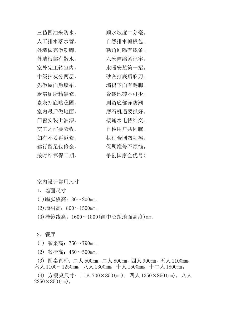 土建工程师应掌握的基本数据_第3页