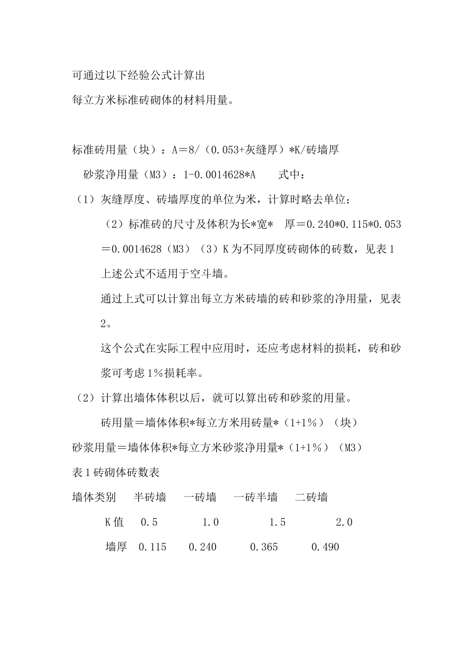 土建工程师应掌握的数据1_第2页