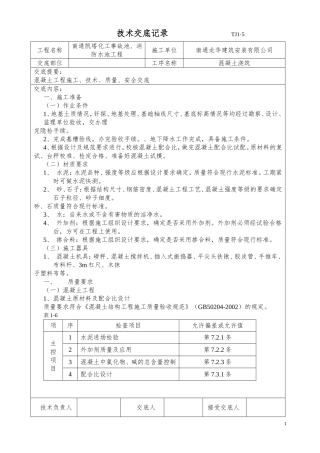 土建技术交底记录大全(最新现场全套实用版)(同名15133)