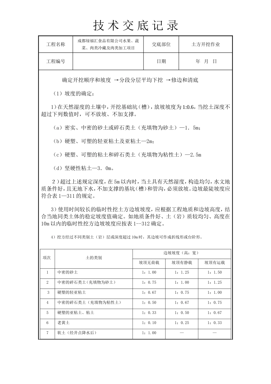 土方开挖技术交底_第2页