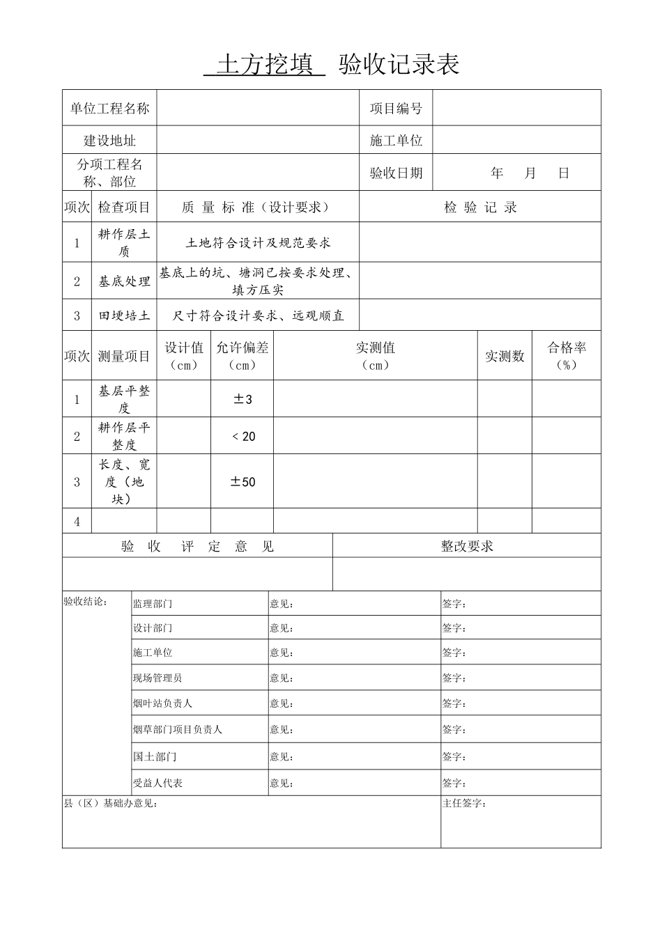 土地平整验收记录表_第2页