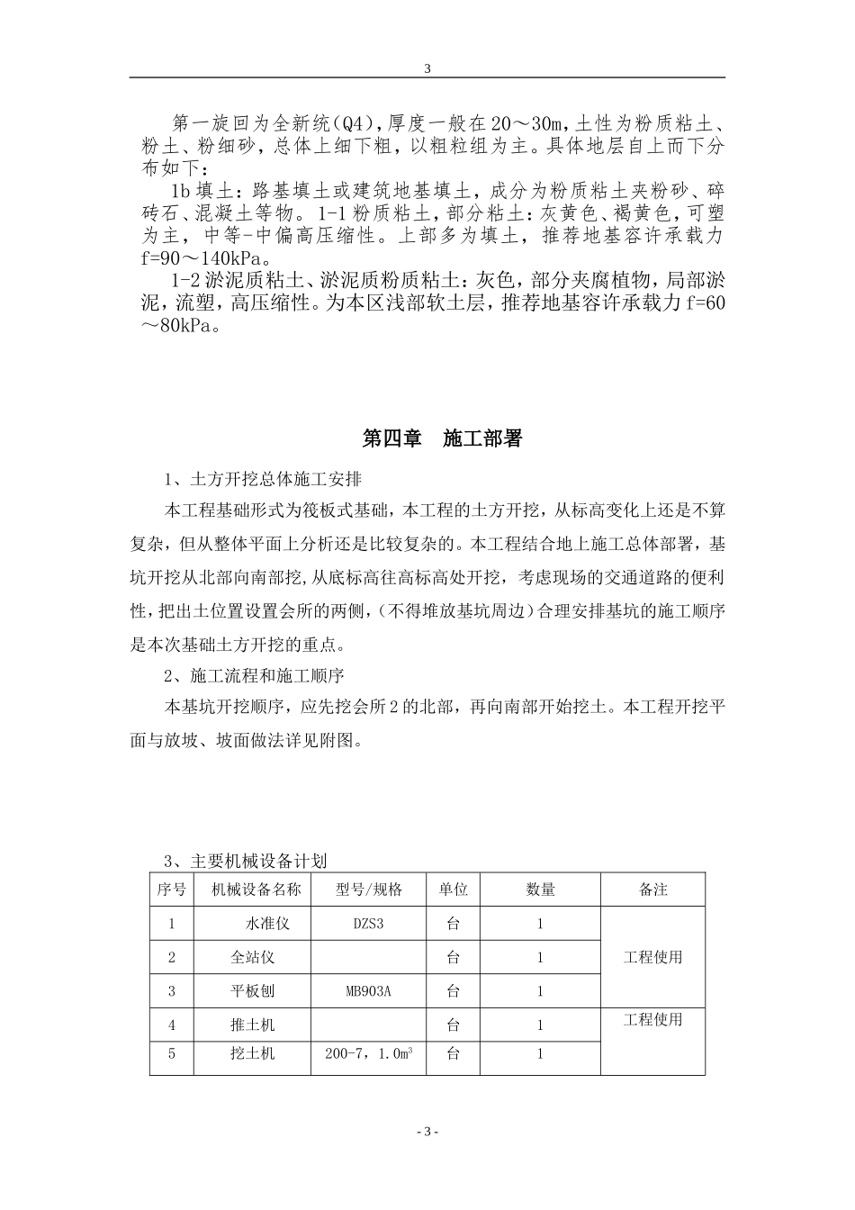 土方开挖专项施工方案_第3页