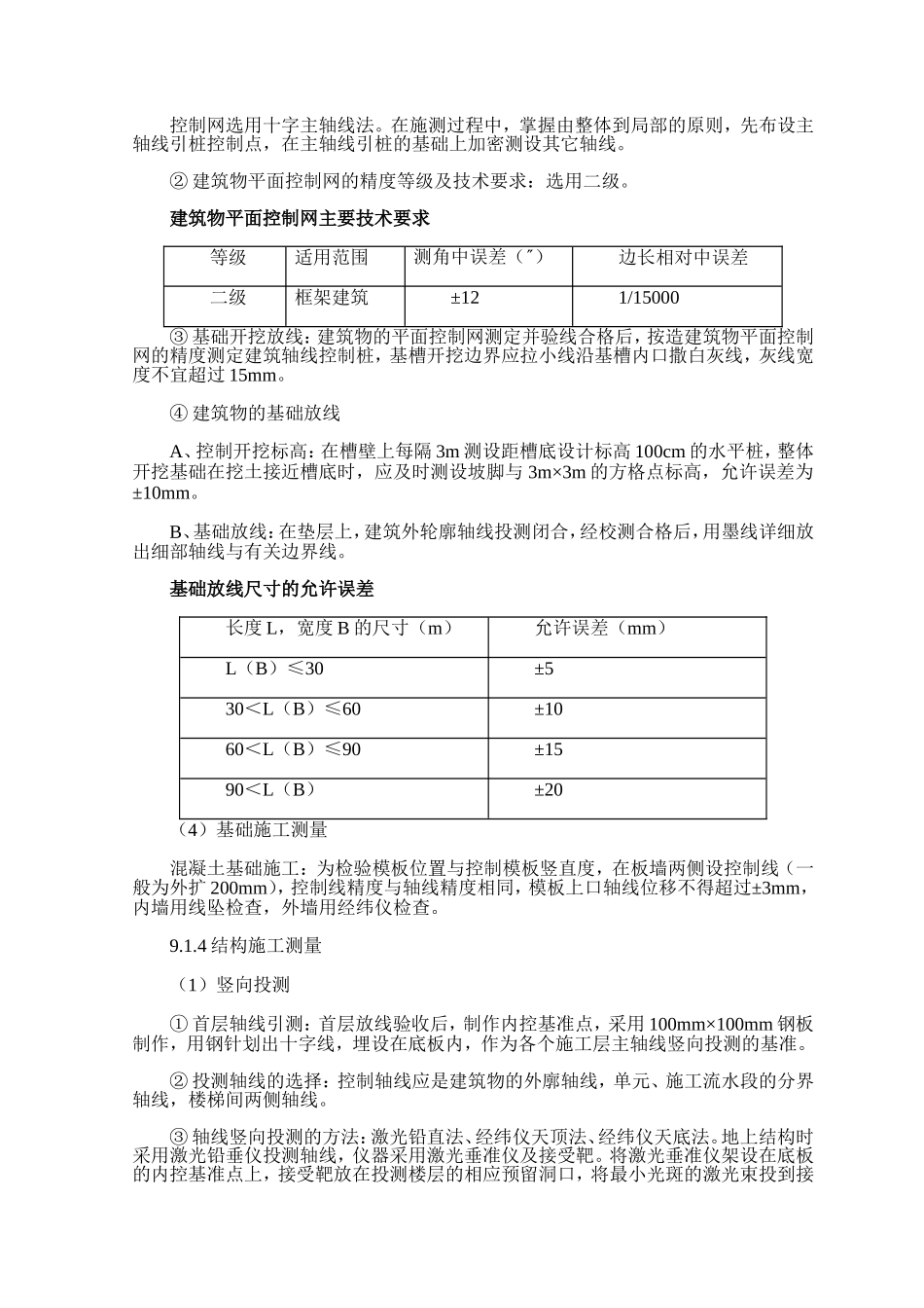 土建主要分部分项工程施工方案和技术措施_第3页