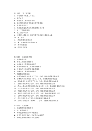 土建资料员流程