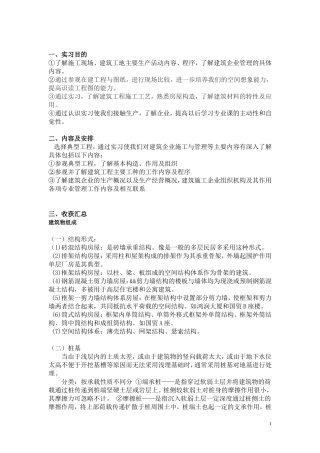 土木工程专业学习报告