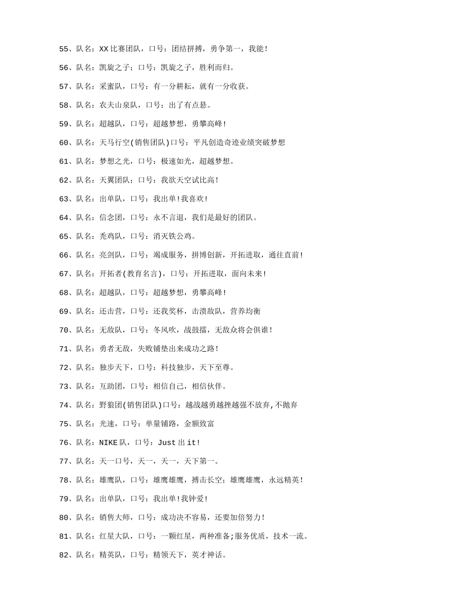 团队名称和口号_第3页