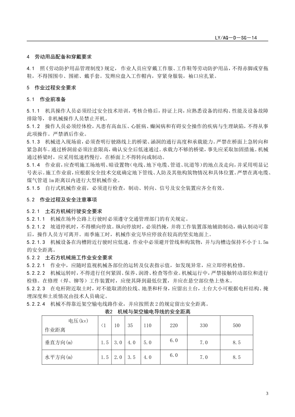 土石方机械通用安全操作规程_第3页