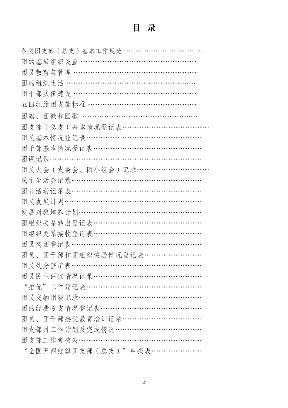 团支部(总支)工作手册_第2页