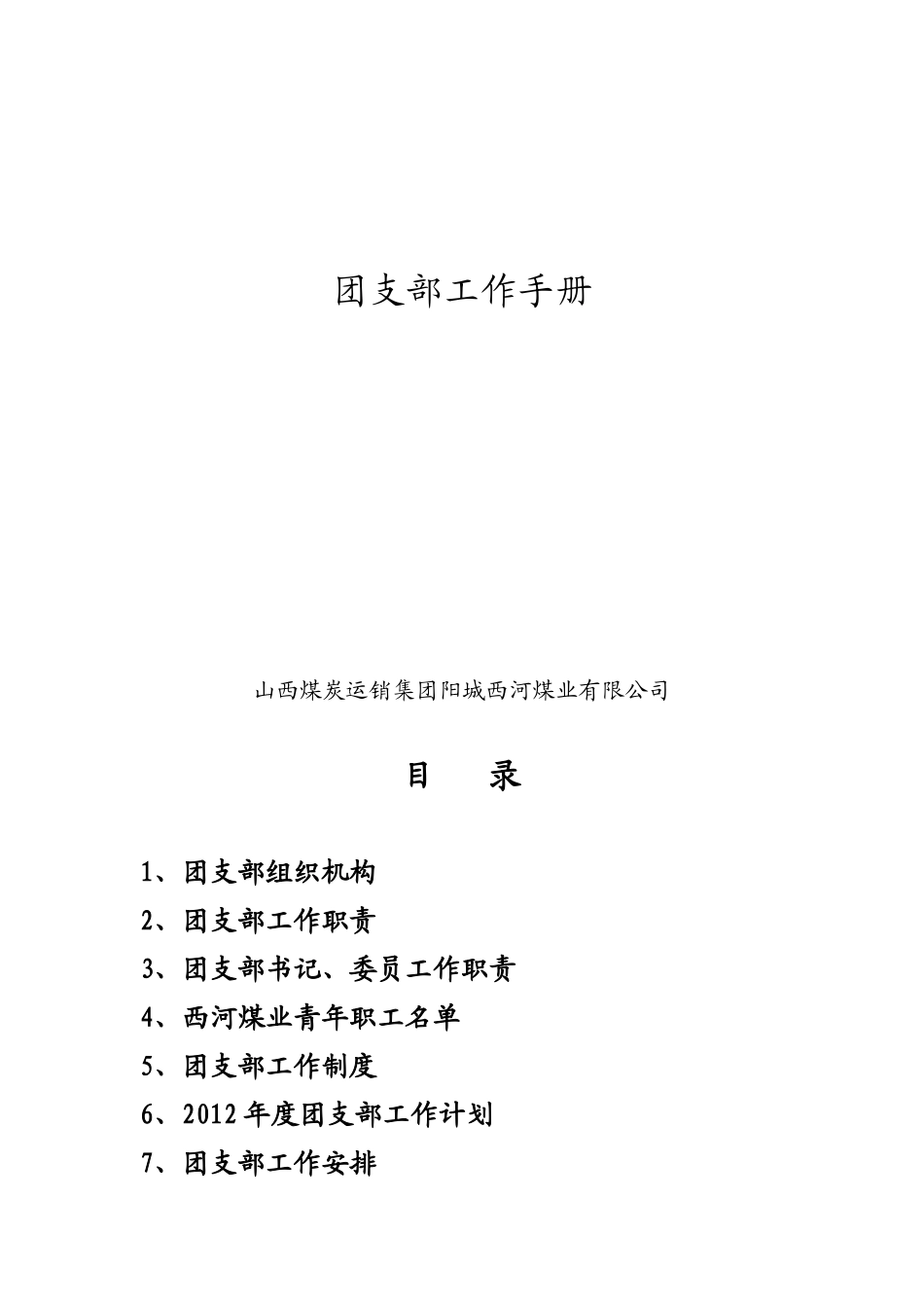 团支部工作手册_第1页