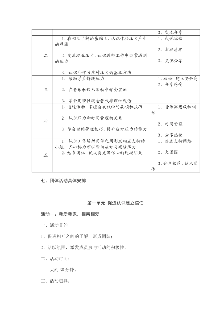 团体心理辅导活动方案(减压)_第2页