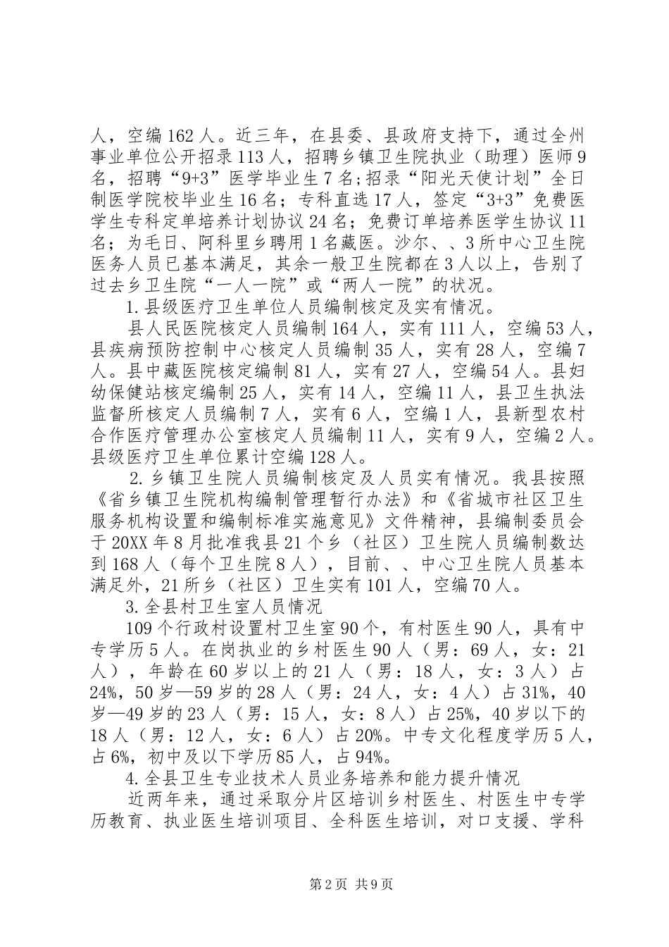 2024年基层医疗卫生事业发展调研报告_第2页
