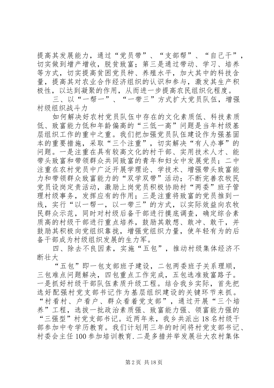 2024年基层组织建设工作经验材料_第2页