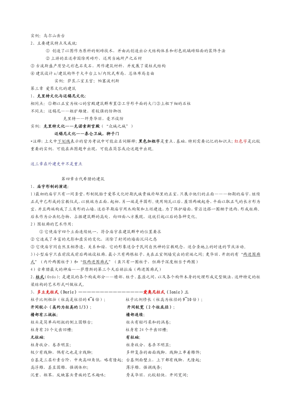 外国建筑史笔记[完整版]_第2页