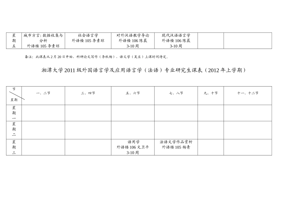外国语学院2012春季课表_第3页