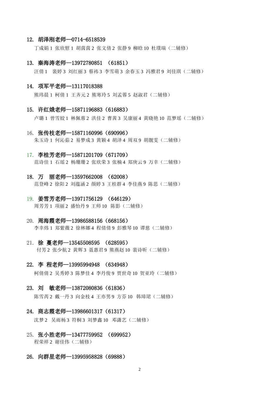 外国语学院英语系2015届学士学位论文安排-本部+文理-6-28-(1)_第2页