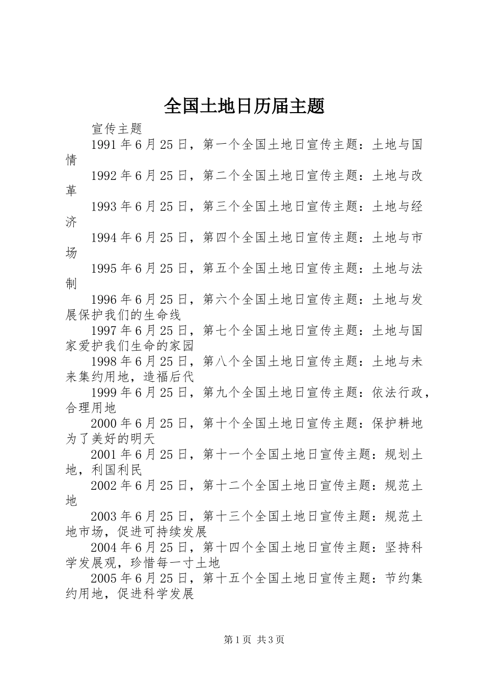 2024年全国土地日历届主题_第1页