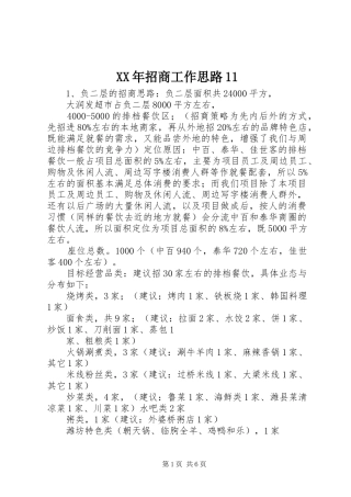 2024年招商工作思路