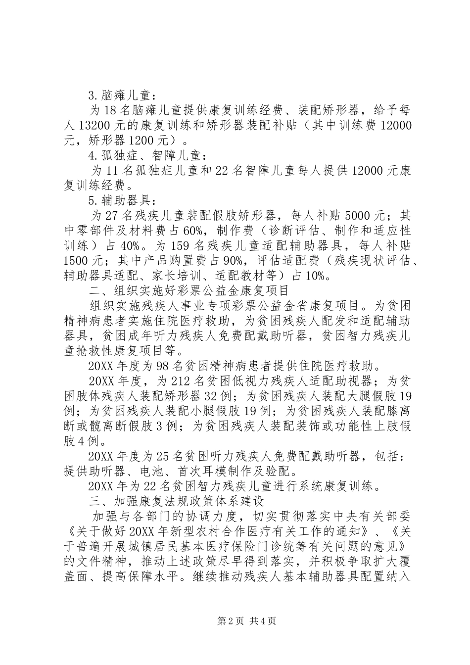 2024年全市残疾人康复活动方案_第2页