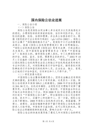 2024年国内保险公估业进展