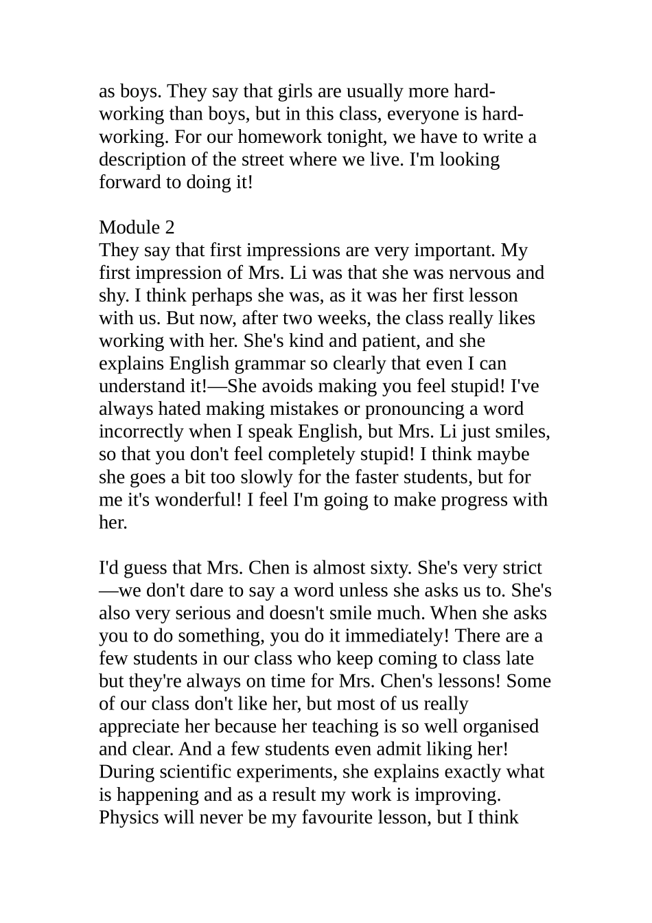 外研版高中英语课文文本_第2页