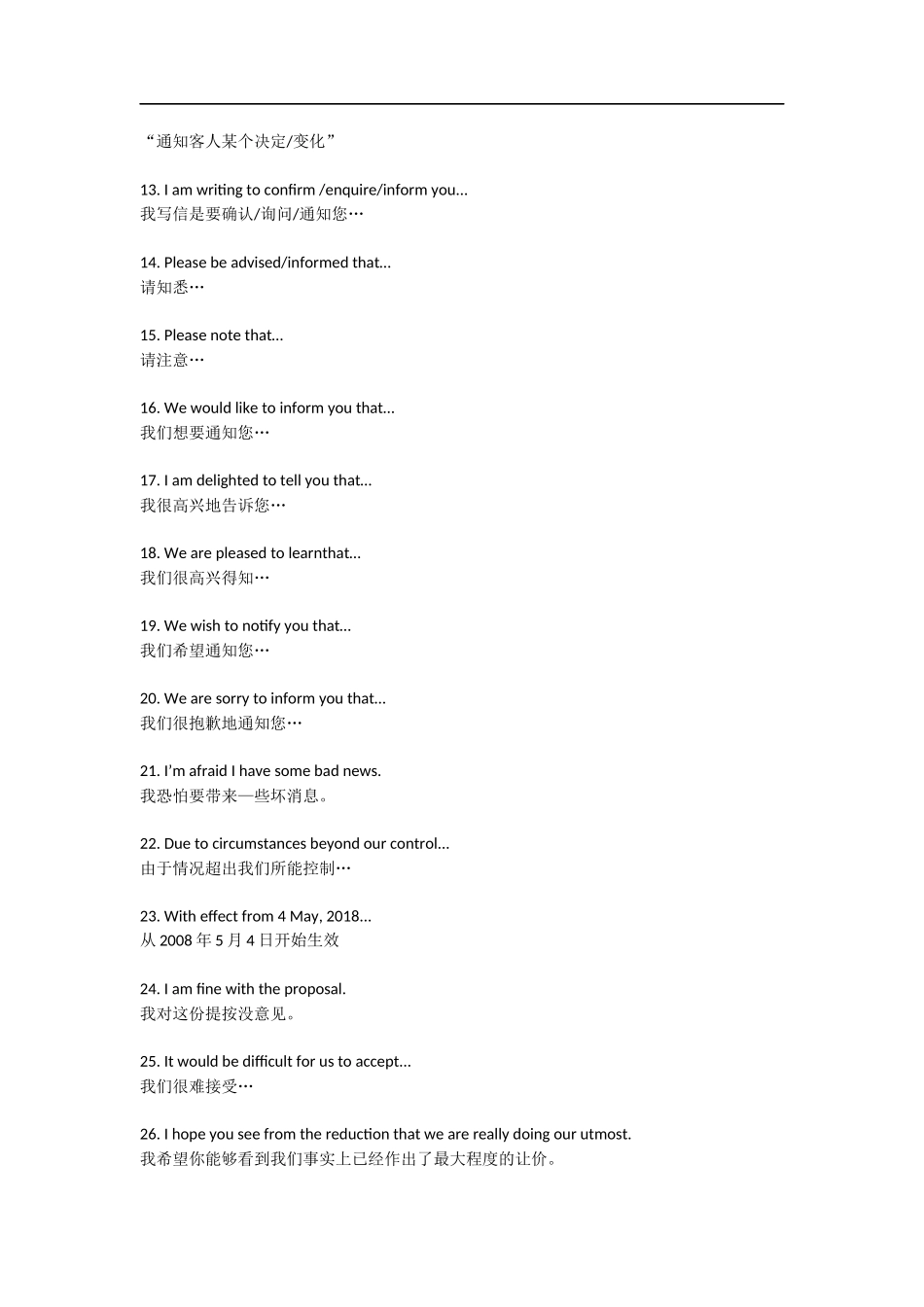 外贸英语邮件例句-62句_第2页