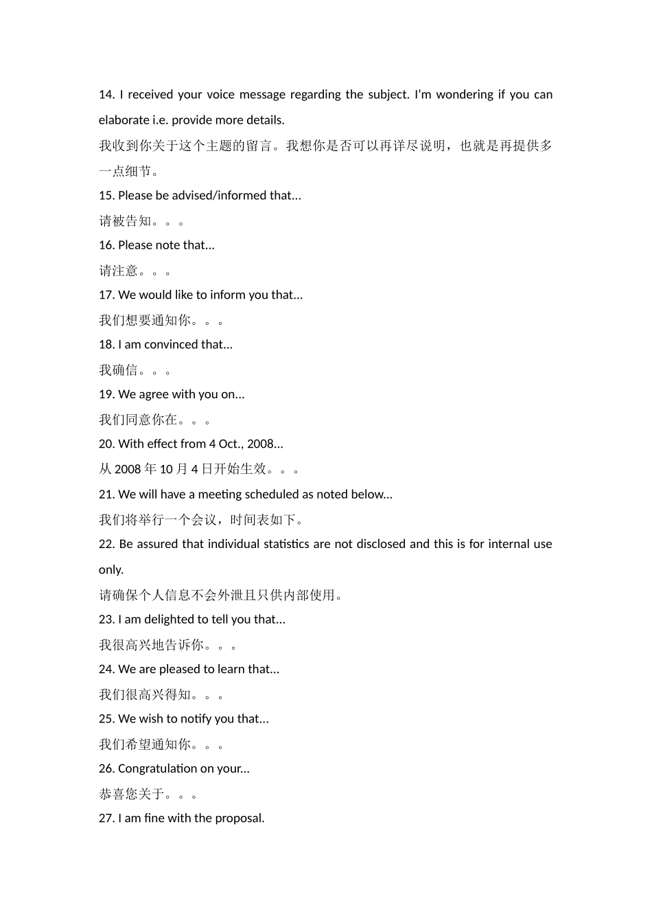 外企工作英文邮件精选100句非常实用_第2页