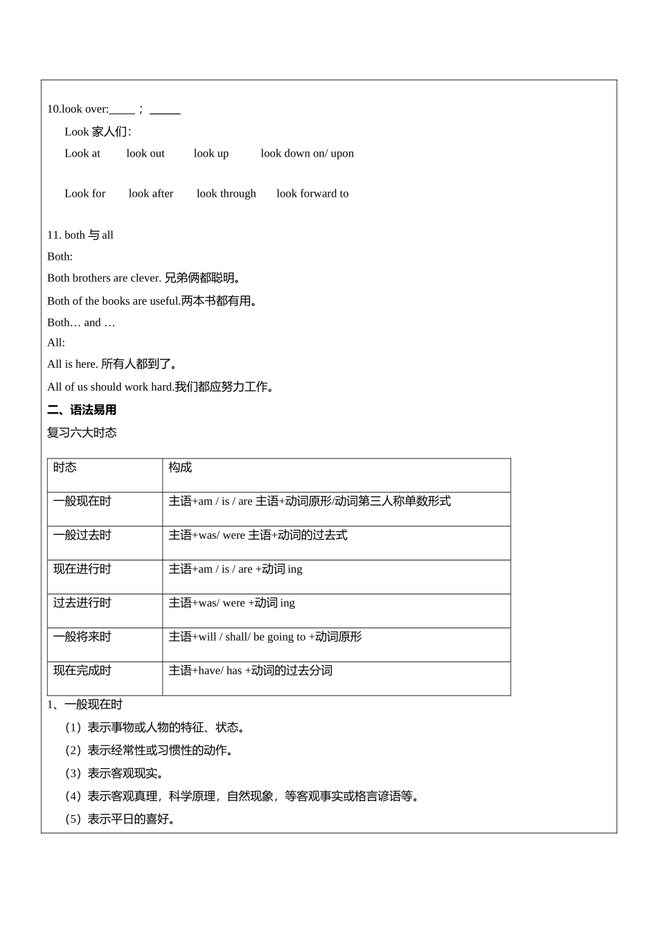 外研社九年级上册英语module-1知识点讲解_第3页