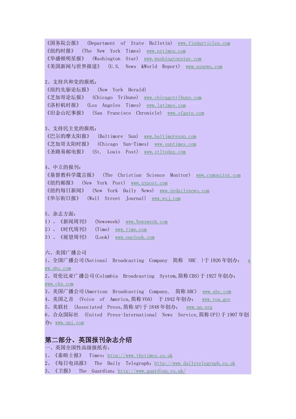 外文报纸期刊网站大全_第3页