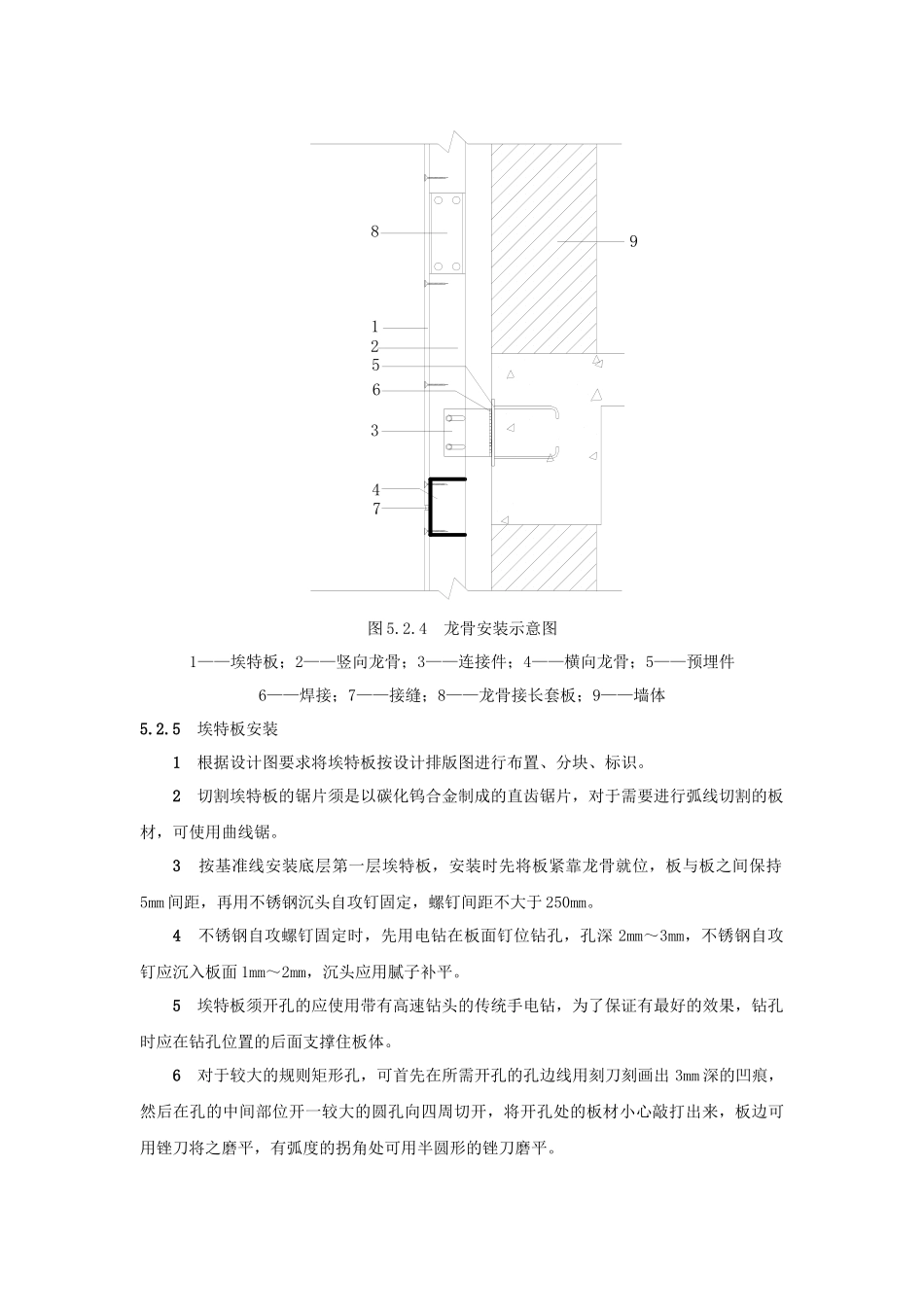 外墙干挂埃特板施工工法_第3页
