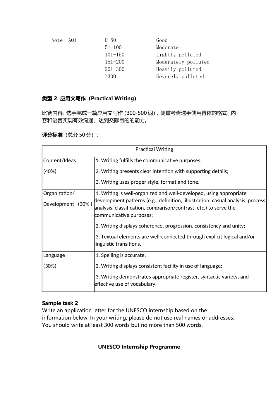 外研社英语写作大赛样题_第3页