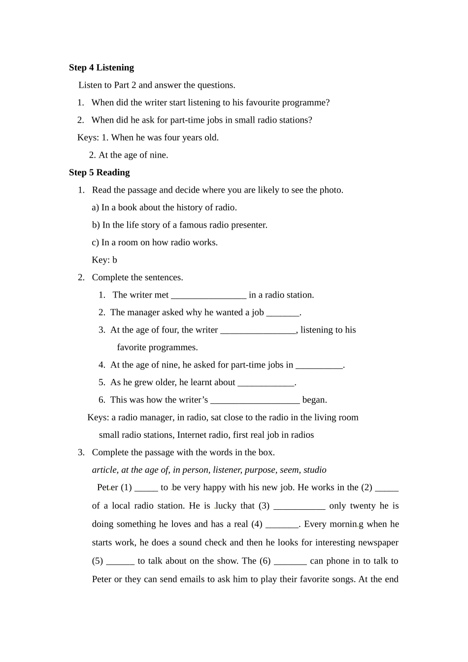 外研版八年级下学期英语Module10-Unit2-It-seemed-that-they-were-speaking-to-me-in-person教案_第2页