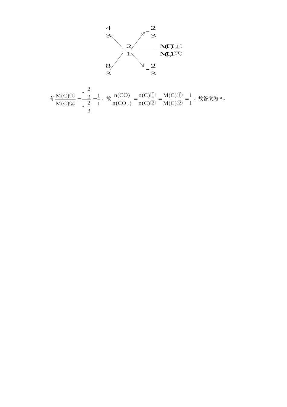 “十字交叉法”在化学计算中的应用 专题辅导 不分版本_第3页