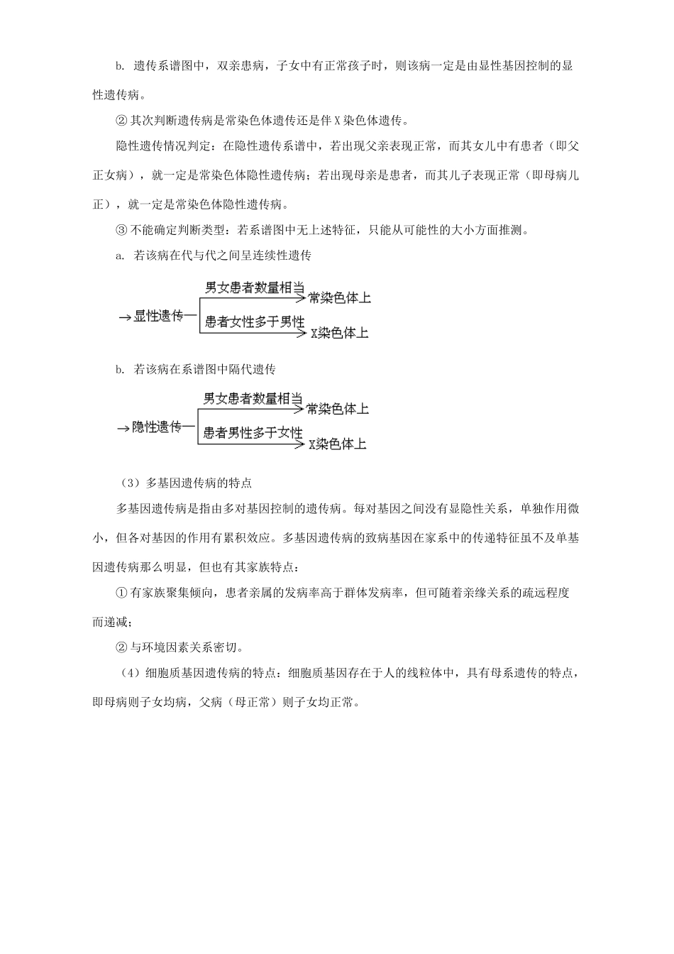 “遗传病”知识透析 专题辅导 不分版本_第2页