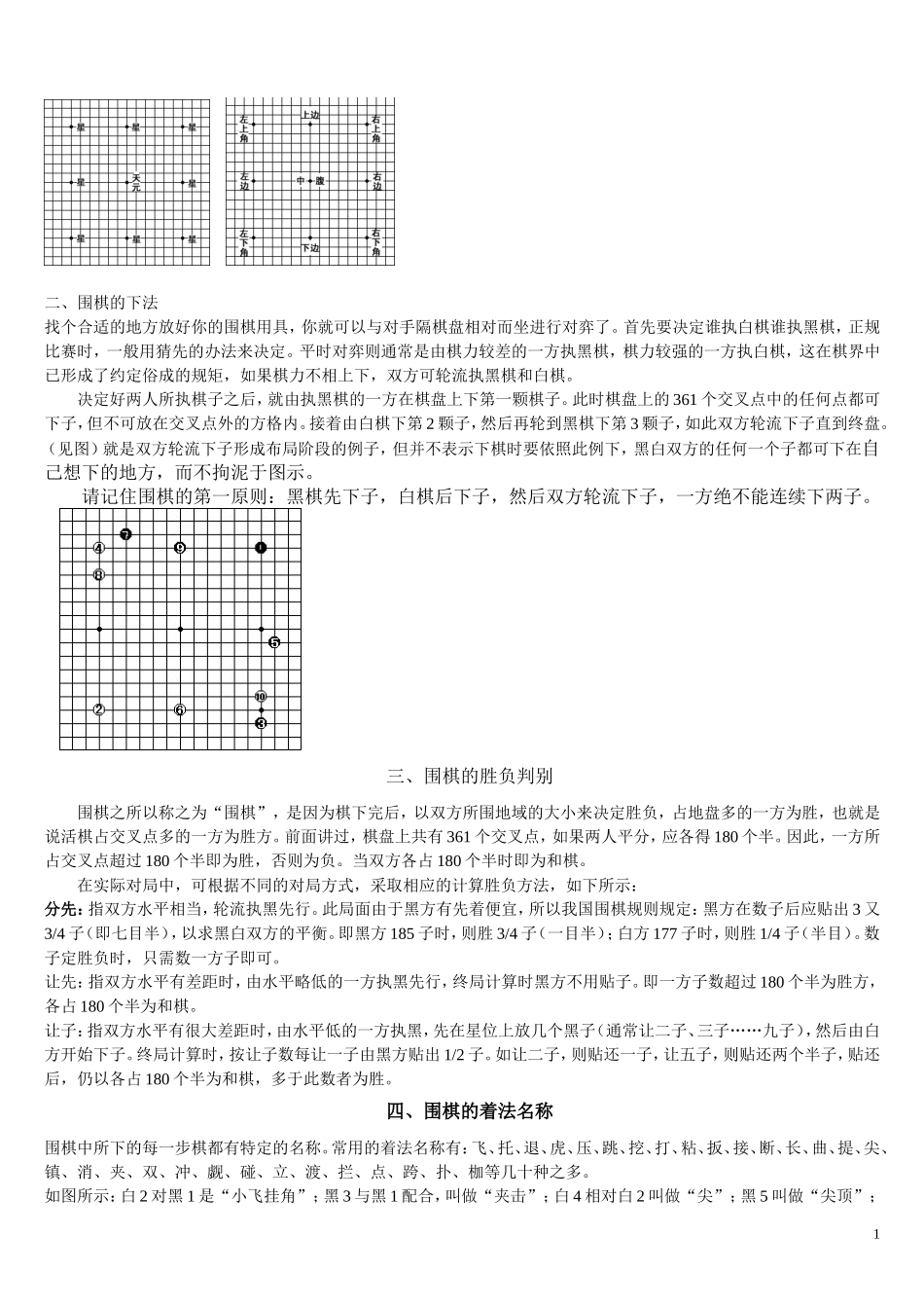 围棋入门教程(个人宝典)_第2页
