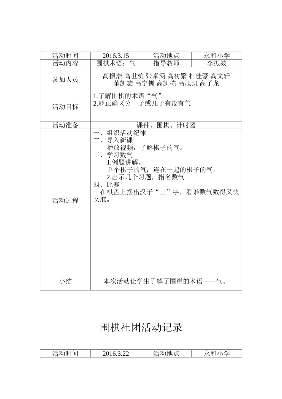围棋社团活动记录_第2页