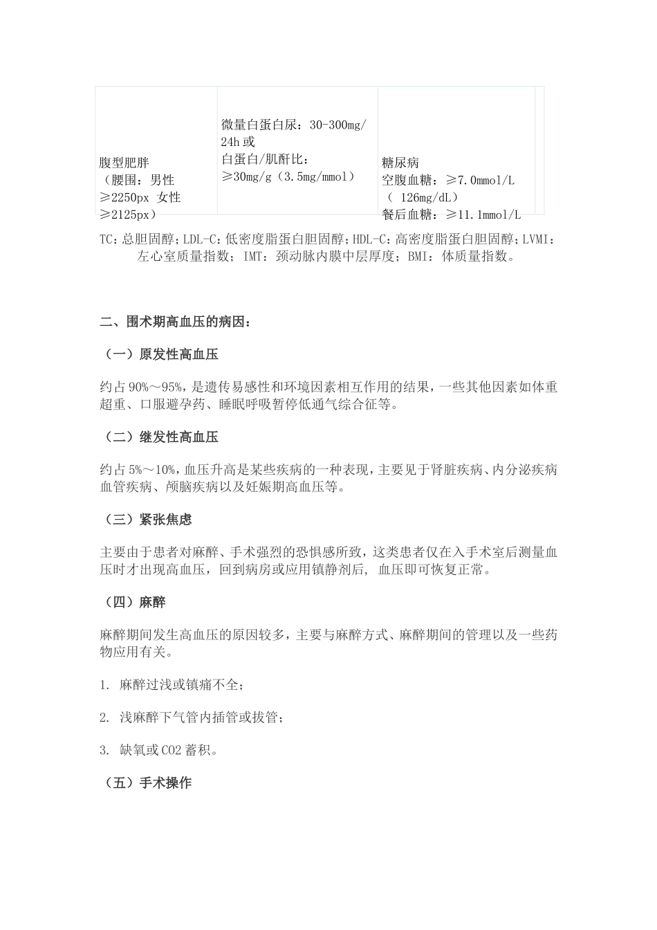 围手术期高血压患者管理专家共识(2014版)_第3页
