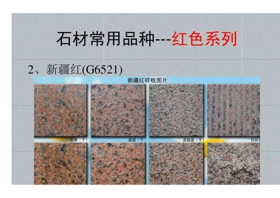 园林常用花岗岩石材品种及规格_第3页