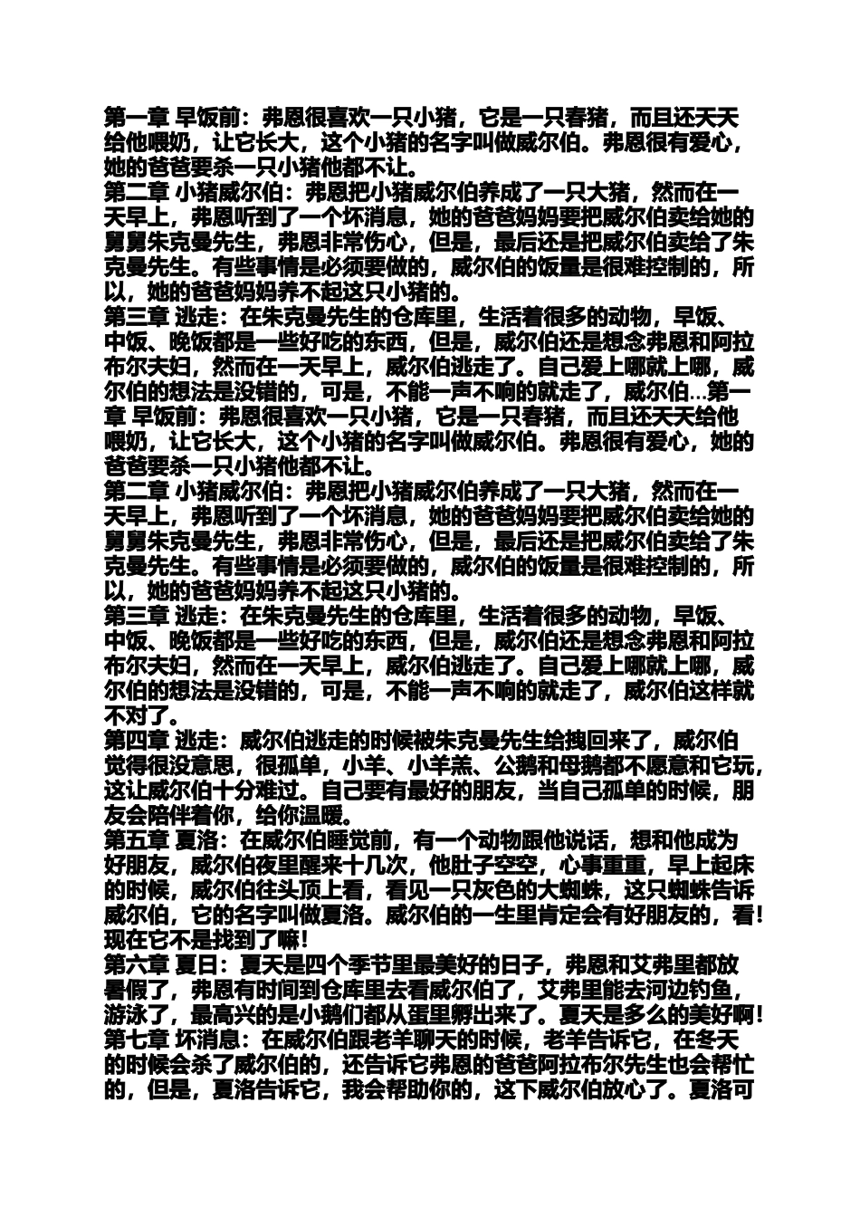 夏洛的网第十章概括_第2页