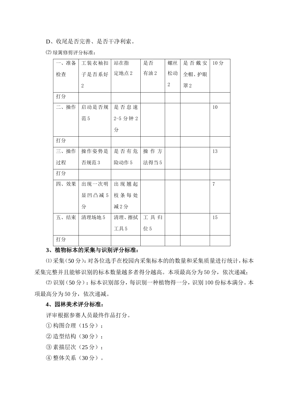 园林技能大赛流程及规则_第3页