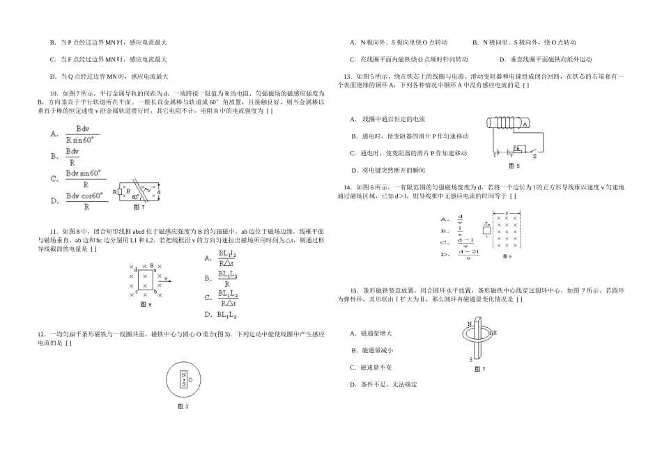 （南通.如皋）高二物理期末模拟大练兵 人教版 选修3_第2页