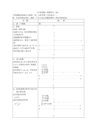 《几何画板》构图技巧