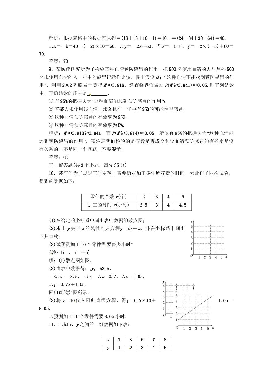 《三维设计》高三数学 第9章 第3节 课时限时检测 新人教A版_第3页