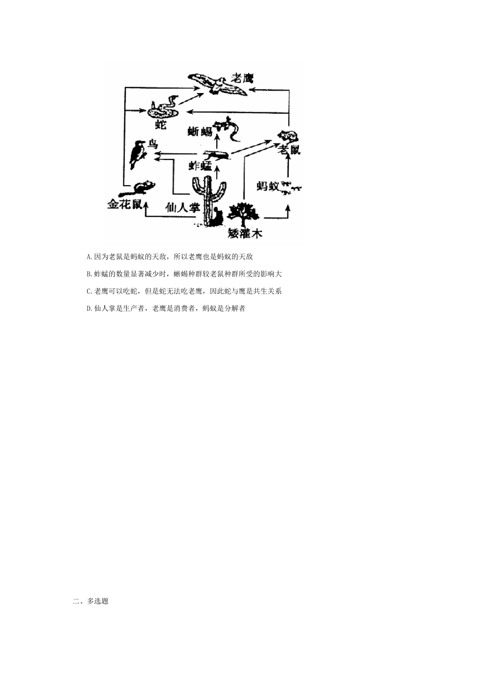 《生态系统的类型和结构》07模拟_第2页