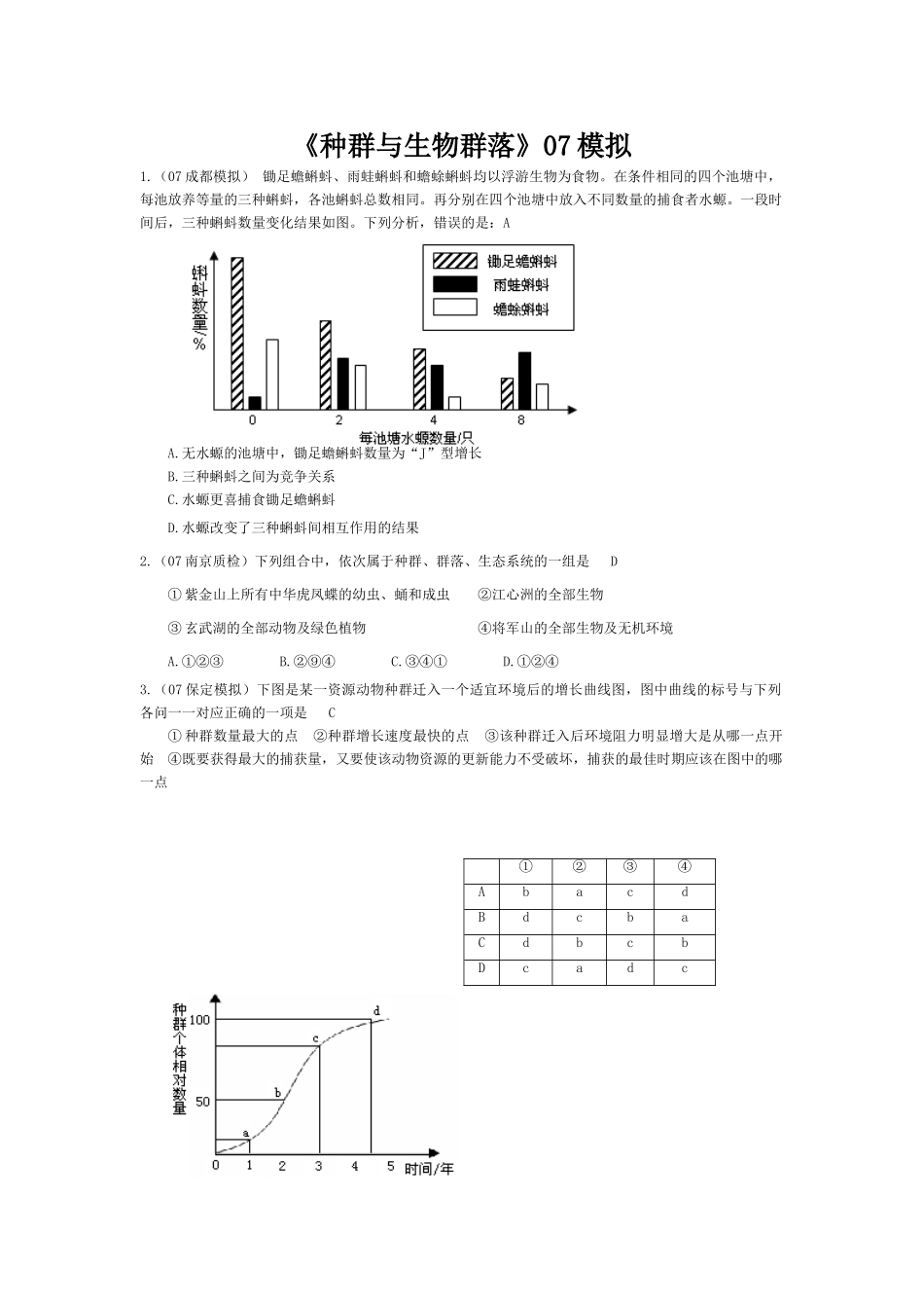 《种群与生物群落》07模拟_第1页