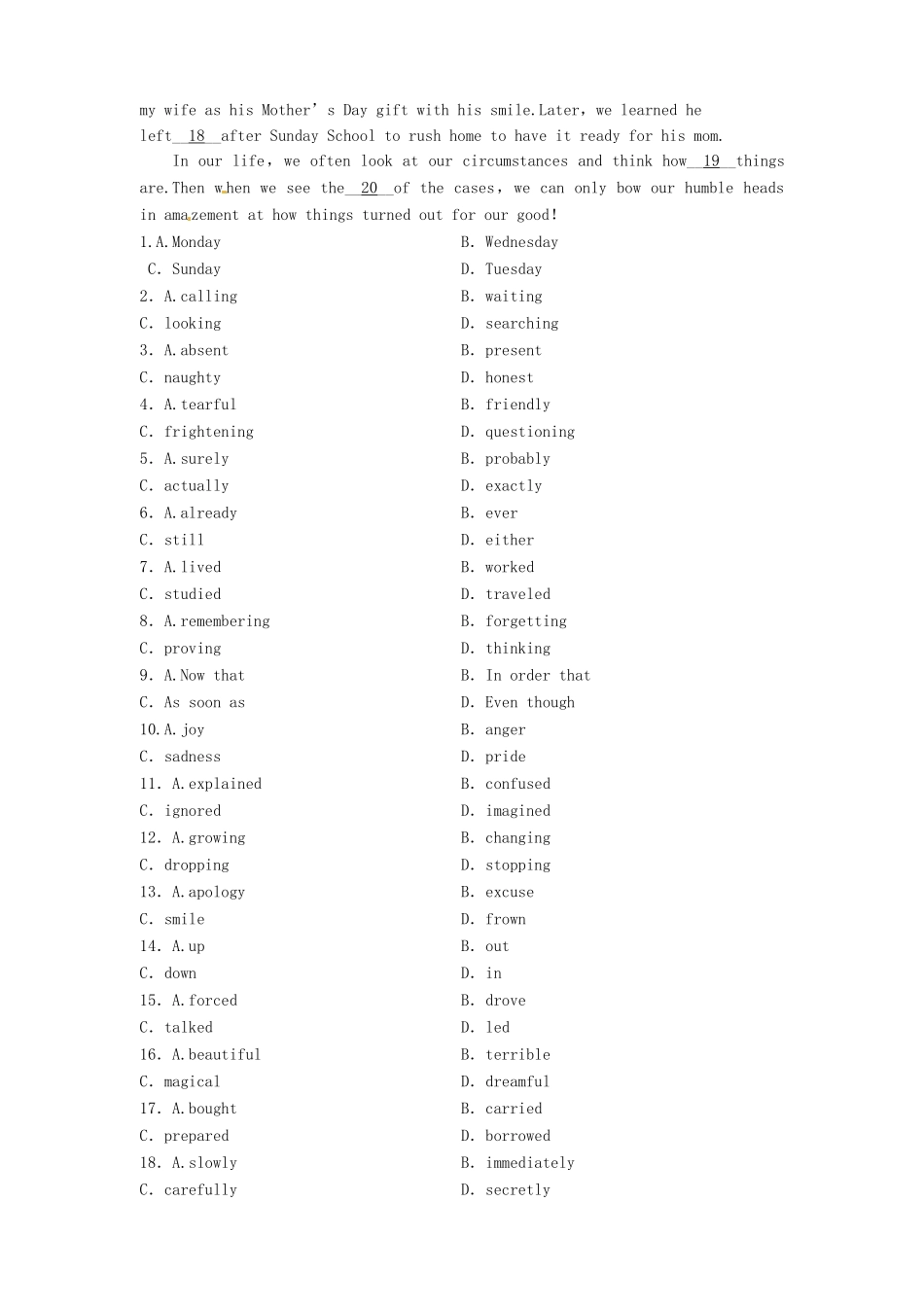陕西省高考英语 Module 6　Films and TV Programmes复习 外研版必修2_第3页