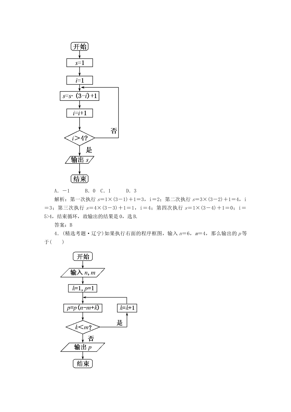 《走向清华北大》高考总复习 精品51算法与程序框图、基本算法语句_第3页
