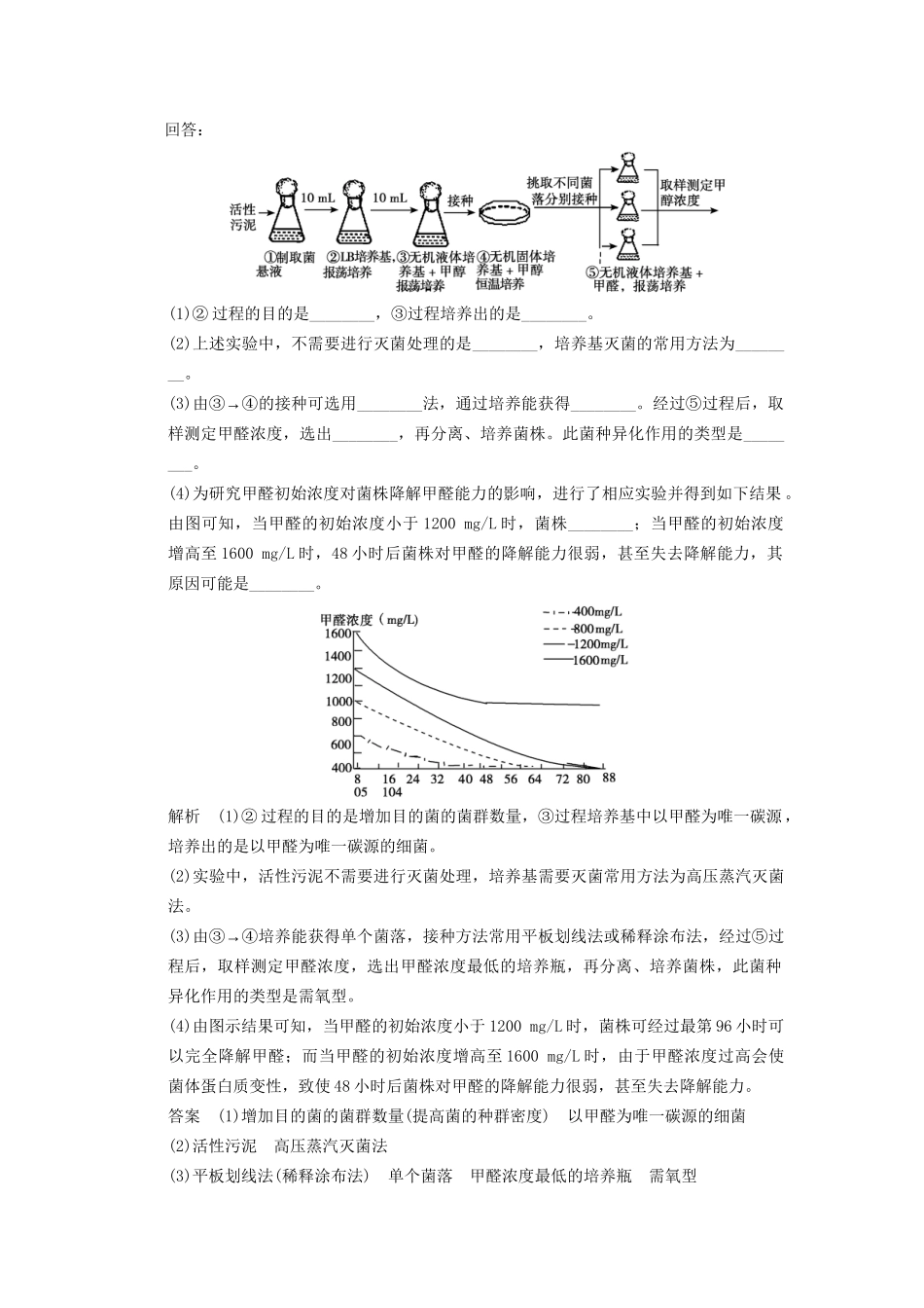 高考生物大一轮总复习 热点突破 新人教选修1_第3页