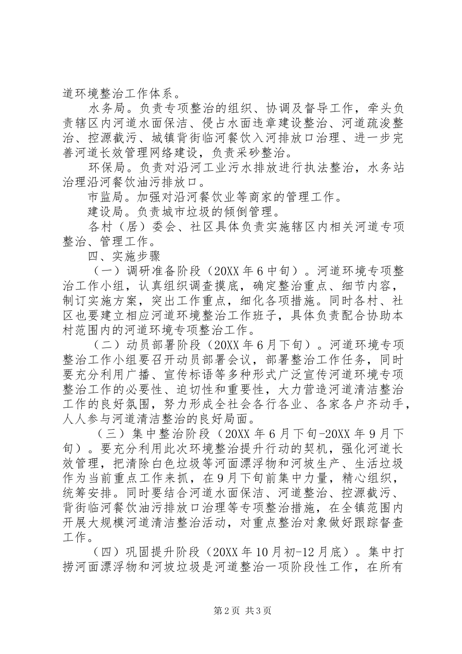 2024年河道环境专项整治工作汇报_第2页