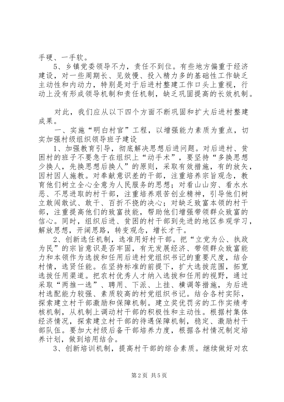 2024年夯实社会主义新农村建设基础_第2页