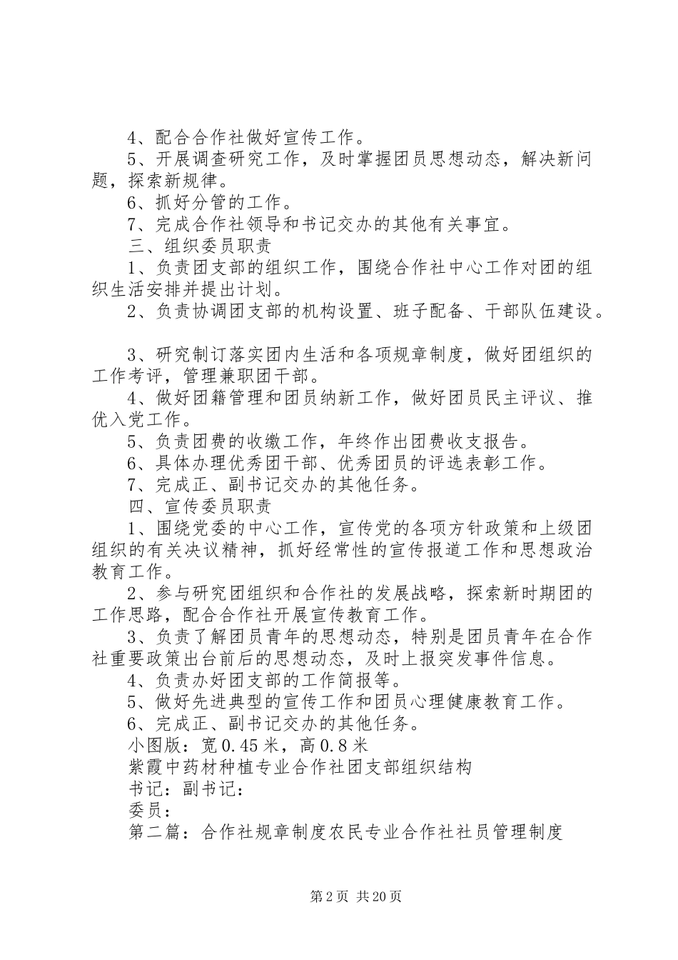 2024年合作社共青团规章制度_第2页